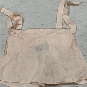 REFORMATION powder pink loose top